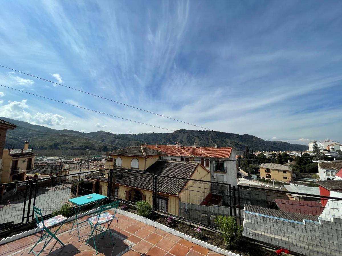 Casa Rural Vistablanca En Una Sola Planta Con Bonitas Vistas Y Piscina - Junto A La Capital Y La Alhambra 塞内斯·德拉维加 外观 照片