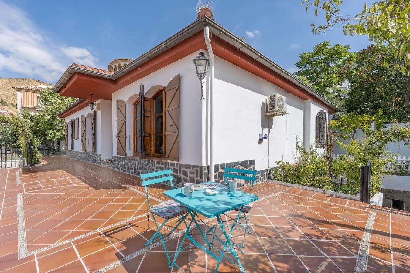 Casa Rural Vistablanca En Una Sola Planta Con Bonitas Vistas Y Piscina - Junto A La Capital Y La Alhambra 塞内斯·德拉维加 外观 照片