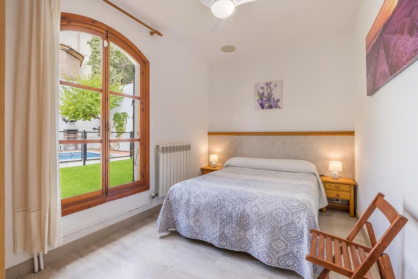 Casa Rural Vistablanca En Una Sola Planta Con Bonitas Vistas Y Piscina - Junto A La Capital Y La Alhambra 塞内斯·德拉维加 外观 照片